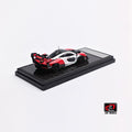 LCD 1/64 McLaren Senna GTR Red and White - GT Hobby Store