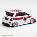 Mini GT 1:64 Abarth 595 LB-WORKS x Abas Works 1000 TC Tribute – White - GT Hobby Store