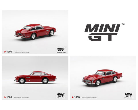 Mini GT 1:64 Aston Martin DB5 – Fiesta Red – Limited Edition - GT Hobby Store