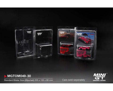 Mini GT 1:64 Blister Protector Type A Pack of 30 Pcs for Standard Blister Size - GT Hobby Store