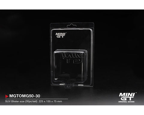 Mini GT 1:64 Blister Protector Type B Pack of 30 Pcs for SUV Blister Size - GT Hobby Store
