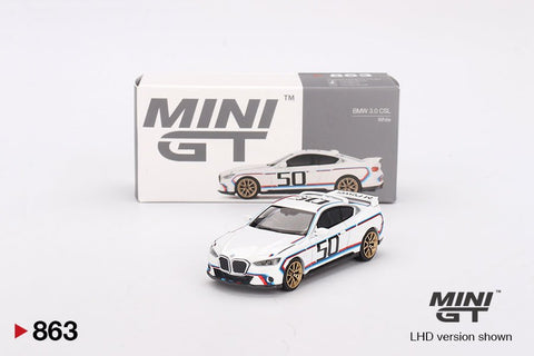 Mini GT 1:64 BMW 3.0 CSL – White - GT Hobby Store