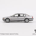 Mini GT 1:64 BMW 750IL – Aspen Silver Metallic - GT Hobby Store