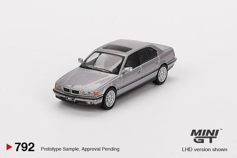 Mini GT 1:64 BMW 750IL – Aspen Silver Metallic - GT Hobby Store