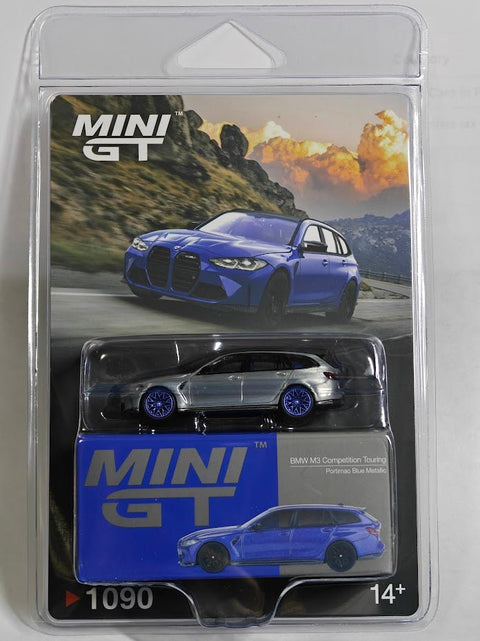 Mini GT 1:64 BMW M3 Competition Touring – Portimao Blue Metallic - GT Hobby Store