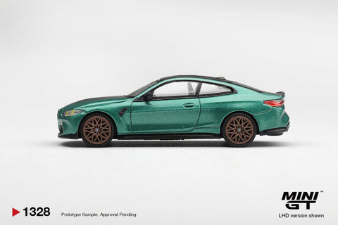 Mini GT 1:64 BMW M4 CS Frozen Isle of Man Green Metallic - GT Hobby Store