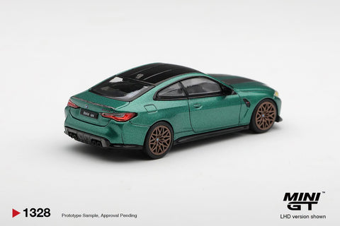 Mini GT 1:64 BMW M4 CS Frozen Isle of Man Green Metallic - GT Hobby Store