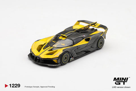 Mini GT 1:64 Bugatti Bolide – Yellow – Limited Edition - GT Hobby Store