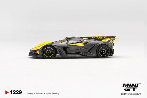 Mini GT 1:64 Bugatti Bolide – Yellow – Limited Edition - GT Hobby Store
