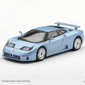 Mini GT 1/64 Bugatti EB110 GT Azzurro Metallizzato Mondial de l’Automobile 1992 - GT Hobby Store
