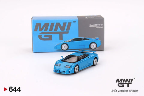 Mini GT 1:64 Bugatti EB110 GT Blue - GT Hobby Store
