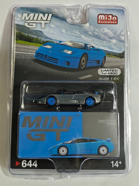 Mini GT 1:64 Bugatti EB110 GT Blue - GT Hobby Store