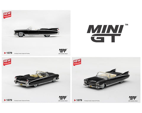 Mini GT 1/64 Cadillac Eldorado Biarritz 1959 Black - GT Hobby Store