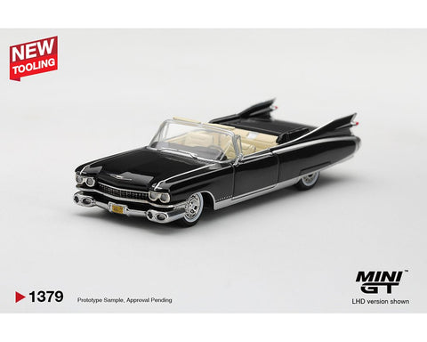 Mini GT 1/64 Cadillac Eldorado Biarritz 1959 Black - GT Hobby Store