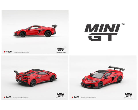 Mini GT 1/64 Chevrolet Corvette ZR1 – Torch Red - GT Hobby Store
