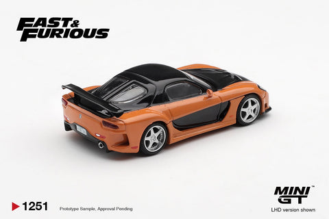Mini GT 1:64 Fast & Furious Mazda RX - 7 - GT Hobby Store