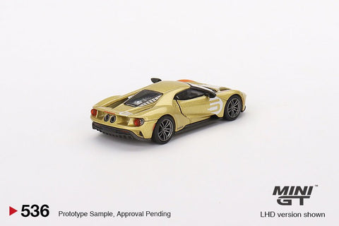 Mini GT 1:64 Ford GT Holman Moody Heritage Edition - Gold - GT Hobby Store