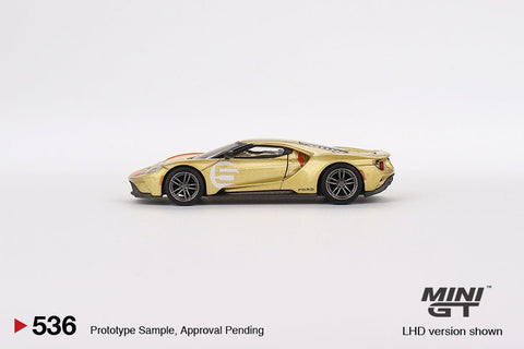 Mini GT 1:64 Ford GT Holman Moody Heritage Edition - Gold - GT Hobby Store
