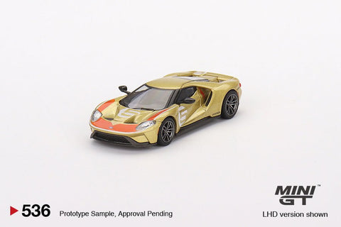 Mini GT 1:64 Ford GT Holman Moody Heritage Edition - Gold - GT Hobby Store