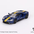 Mini GT 1:64 Ford GT Sunoco Blue - GT Hobby Store