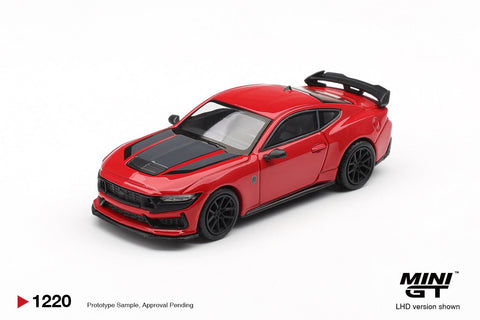 Mini GT 1:64 Ford Mustang Dark Horse – Race Red - GT Hobby Store