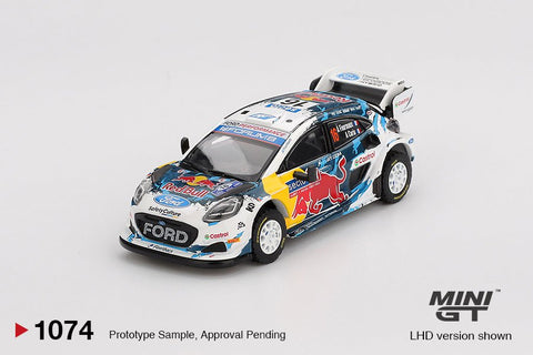 Mini GT 1:64 Ford Puma Rally1 16 M - Sport Ford WRT 2024 Rally Finland 3rd Place – White - GT Hobby Store