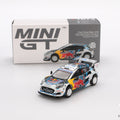 Mini GT 1:64 Ford Puma Rally1 16 M - Sport Ford WRT 2024 Rally Finland 3rd Place – White - GT Hobby Store