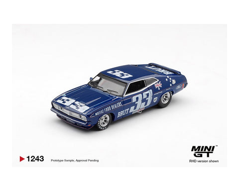 Mini GT 1:64 Ford XB Falcon GT - 33, Allan Moffat / Dieter Glemser – 1974 Bathurst 1000 – Australia Exclusive - GT Hobby Store