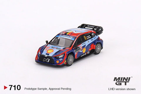 Mini GT 1:64 Hyundai i20 N Rally1 2023 Rally MonteCarlo 3rd Place 11 - MiJo Exclusives - GT Hobby Store