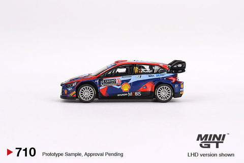 Mini GT 1:64 Hyundai i20 N Rally1 2023 Rally MonteCarlo 3rd Place 11 - MiJo Exclusives - GT Hobby Store