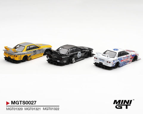 Mini GT 1/64 INOZETEK x Liberty Walk R32 Set 2026 Show Edition 3 Cars Set – Show Special Edition - GT Hobby Store