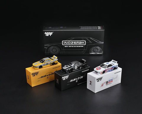 Mini GT 1/64 INOZETEK x Liberty Walk R32 Set 2026 Show Edition 3 Cars Set – Show Special Edition - GT Hobby Store