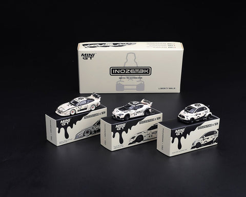 Mini GT 1/64 INOZETEK x TBC Set 2026 Show Edition 3 Cars Set – Show Special Edition - GT Hobby Store