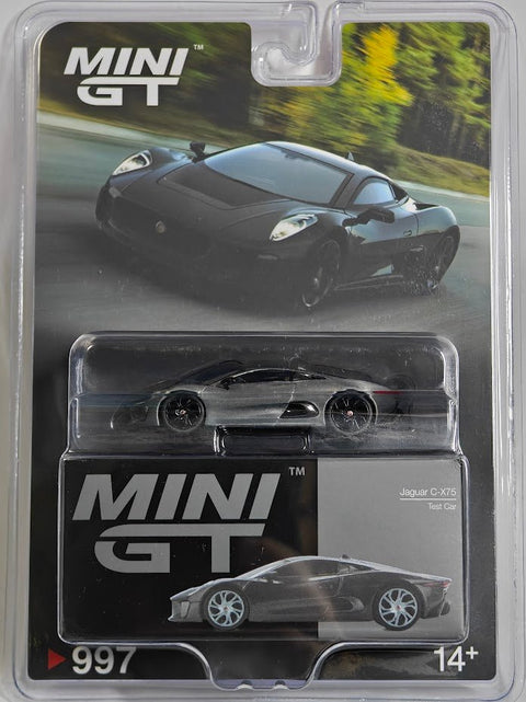 Mini GT 1:64 Jaguar C-X75 Test Car – Black - GT Hobby Store