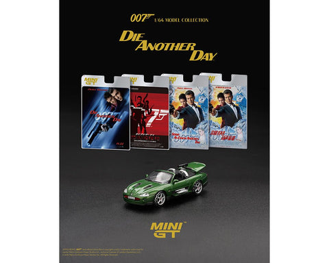 Mini GT 1:64 Jaguar XKR James Bond “Die Another Day” – English Packaging – Limited Edition - GT Hobby Store