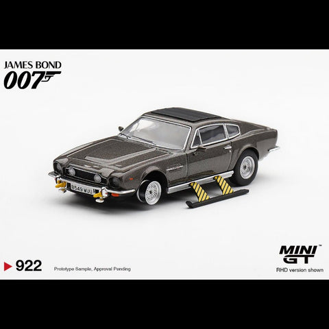 Mini GT 1:64 James Bond 007 Aston Martin V8 Vantage “The Living Daylights” Weapons On - GT Hobby Store