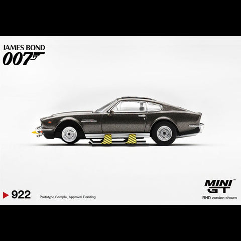 Mini GT 1:64 James Bond 007 Aston Martin V8 Vantage “The Living Daylights” Weapons On - GT Hobby Store