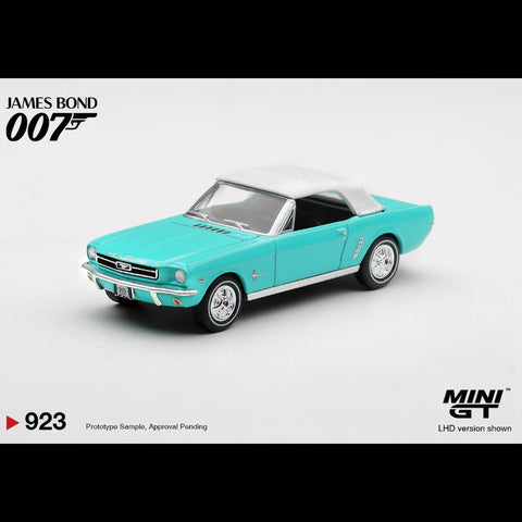 Mini GT 1:64 James Bond 007 Ford Mustang Convertible 1965 “Thunderball” - GT Hobby Store