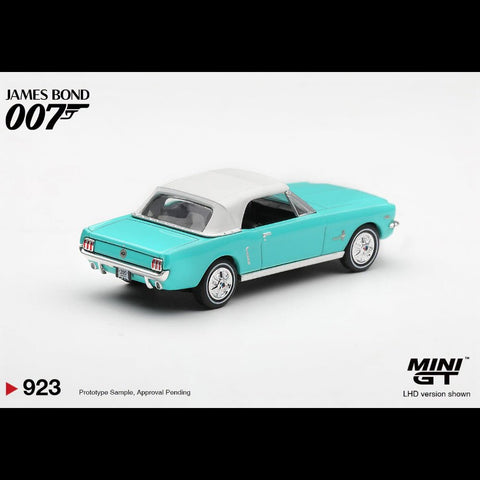 Mini GT 1:64 James Bond 007 Ford Mustang Convertible 1965 “Thunderball” - GT Hobby Store