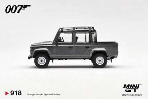 Mini GT 1:64 James Bond 007 Land Rover Defender 110 Crew Cab “Skyfall” - Spanish Packaging – Limited Edition - GT Hobby Store