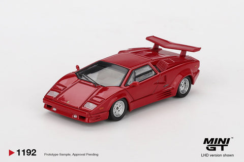 Mini GT 1:64 Lamborghini Countach 25th Anniversary – Red - GT Hobby Store