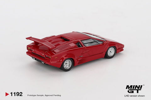 Mini GT 1:64 Lamborghini Countach 25th Anniversary – Red - GT Hobby Store