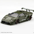 Mini GT 1/64 Lamborghini Countach LB-WORKS Army Green - GT Hobby Store