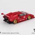 Mini GT 1:64 Lamborghini Countach LB - WORKS – Red - GT Hobby Store