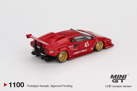 Mini GT 1:64 Lamborghini Countach LB - WORKS – Red - GT Hobby Store