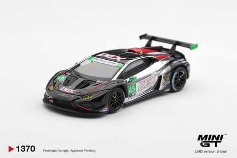 Mini GT 1/64 Lamborghini Huracan GT3 EVO2 45 DEX Wayne Taylor Racing 2025 IMSA Chevrolet Grand Prix Class Winner - GT Hobby Store