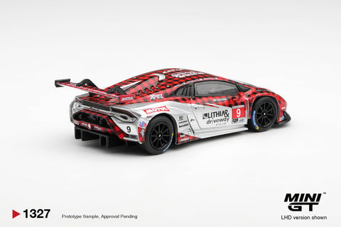 Mini GT 1:64 Lamborghini Huracan GT3 EVO2 9 Pfaff Motorsports 2025 IMSA WeatherTech GTD Pro - GT Hobby Store