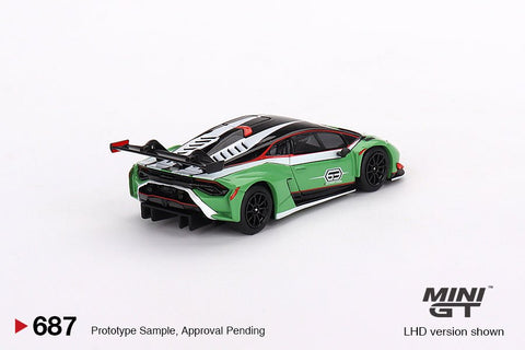 Mini GT 1:64 Lamborghini Huracán GT3 EVO2 Presentation - GT Hobby Store