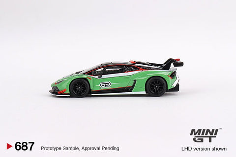 Mini GT 1:64 Lamborghini Huracán GT3 EVO2 Presentation - GT Hobby Store