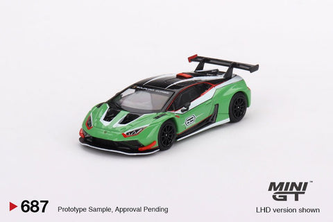 Mini GT 1:64 Lamborghini Huracán GT3 EVO2 Presentation - GT Hobby Store